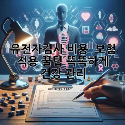 유전자검사 비용 💰 보험 적용 꿀팁: 똑똑하게 건강 관리! 🧬