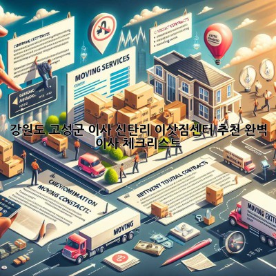 강원도 고성군 이사, 신탄리 이삿짐센터 추천! 완벽 이사 체크리스트! ✨
