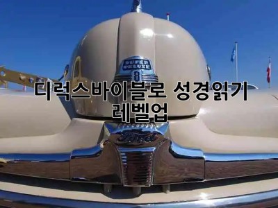 디럭스바이블로 성경읽기 레벨업! 📖✨